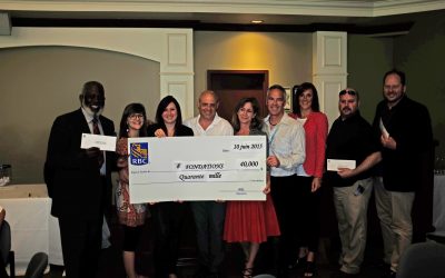 A donation of $5,000 thanks to the RBC Golf Tournament