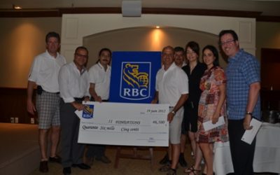 Thanks to the RBC Golf Tournament, IRIS Mundial receives a donation of $5,000