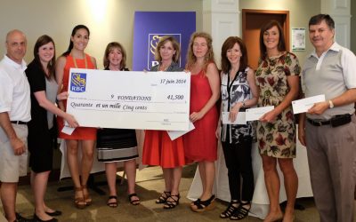 Thanks to the RBC Golf Tournament, IRIS Mundial receives a donation of $5,000