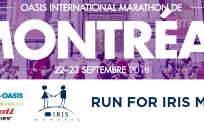 Participate in the “Oasis international marathon de Montréal” event in benefit of IRIS Mundial!